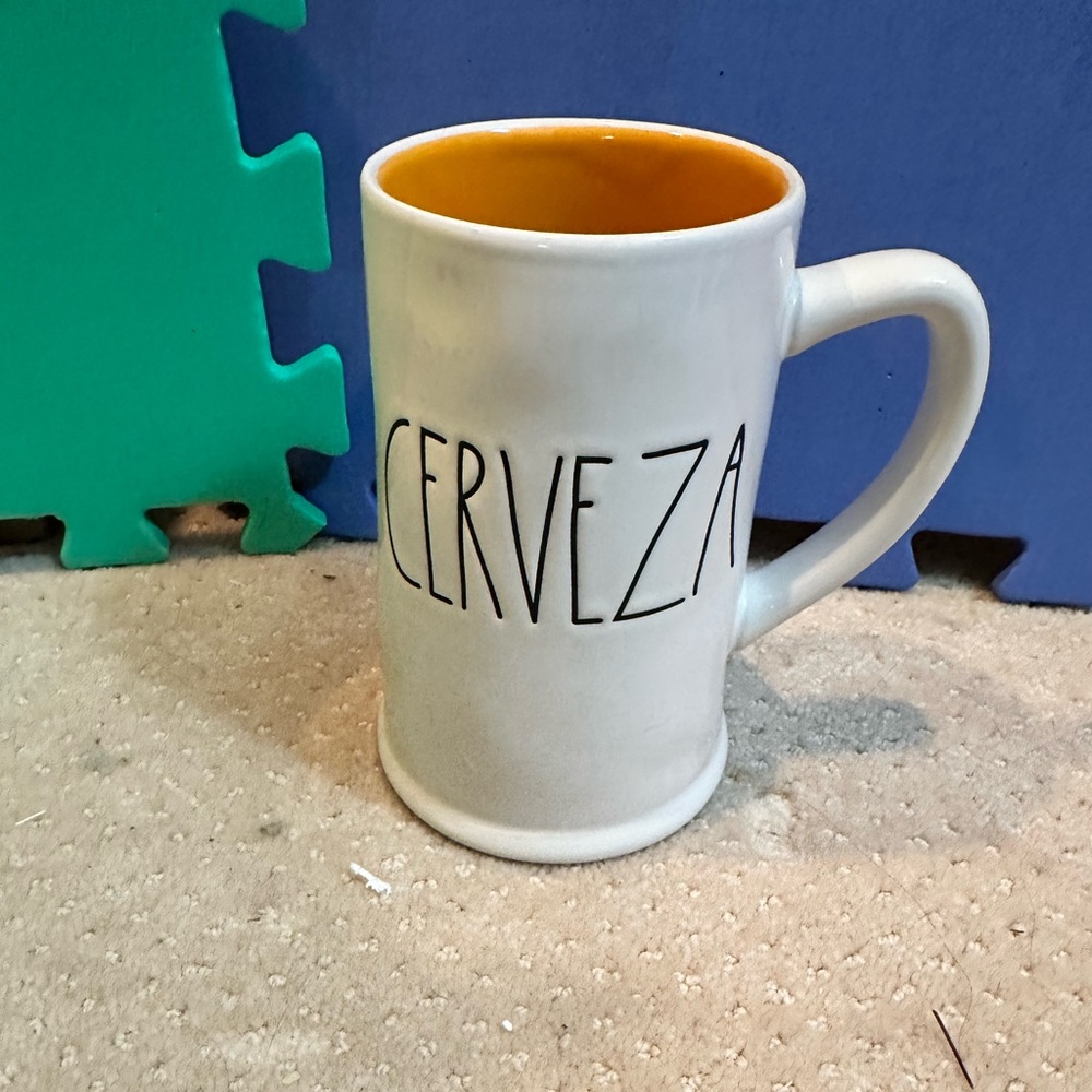 Rae Dunn Cerveza mug set of 2